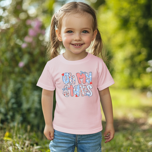 Oh My Stars Toddler Tee - Soft Cotton Classic