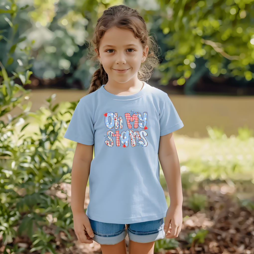 Oh My Stars Toddler Tee - Soft Cotton Classic