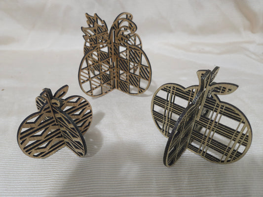 Tiered Tray Pumpkins, Wooden Fall Decor, Laser Cut Autumn Decor