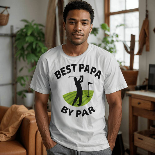 Best Papa by Par T-Shirt for Golf Lovers