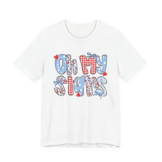 Oh My Stars Graphic Tee - Casual Cotton T-Shirt