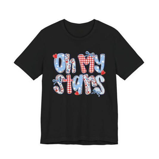Oh My Stars Graphic Tee - Casual Cotton T-Shirt